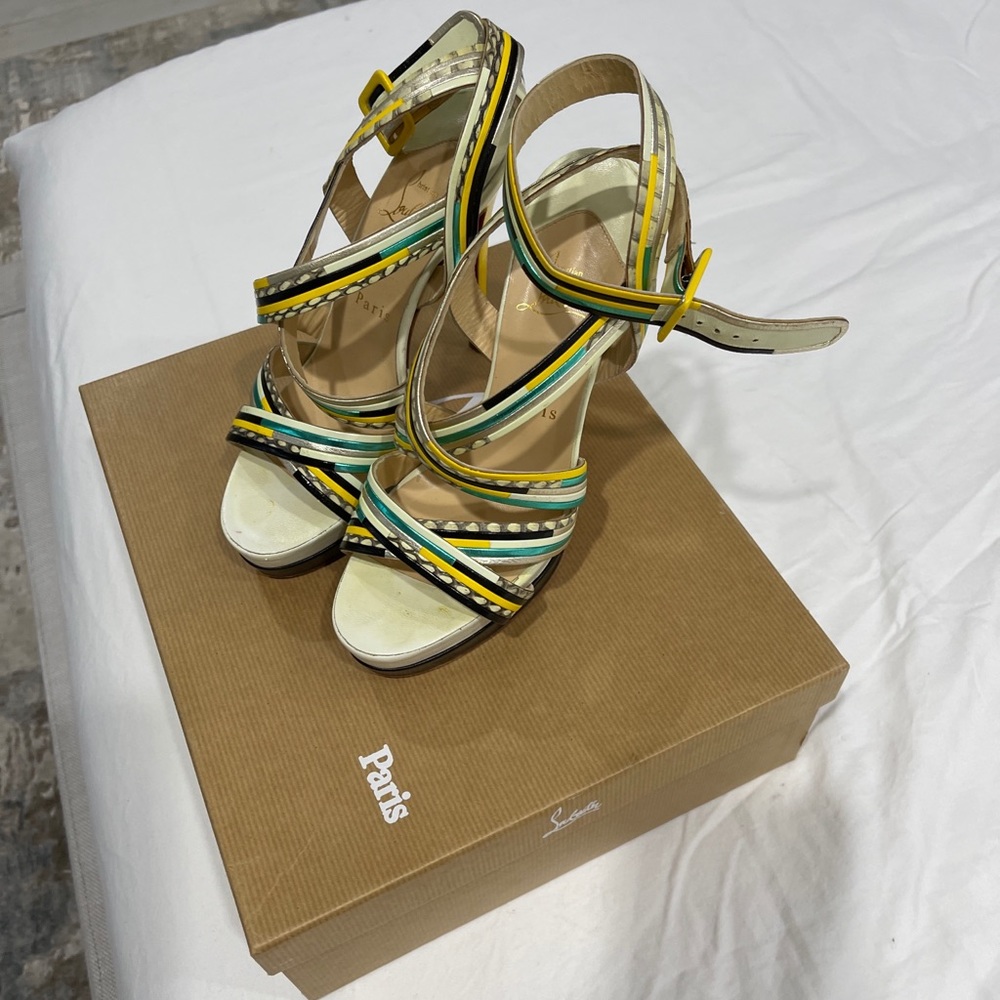 Authentic Christian louboutins sandal